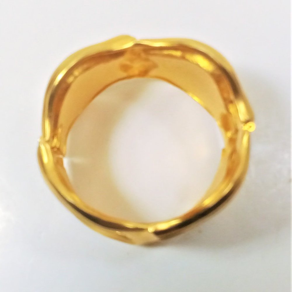Vintage Massive Lagerfeld  "Karl" Name  Bracelet - Picture 8 of 9